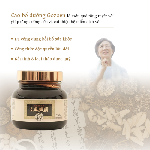 Cao đông y bổ dưỡng Ohki Gozoen 8 thảo dược quí hiếm